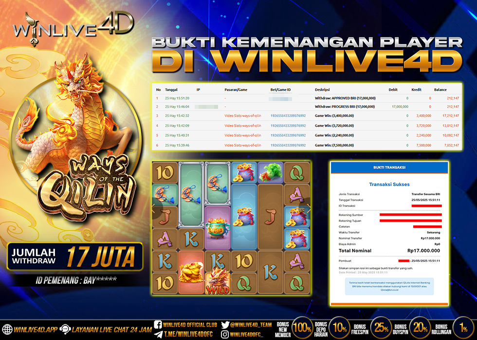 WINLIVE4D JACKPOT qilin-25-5-25.,- LUNAS