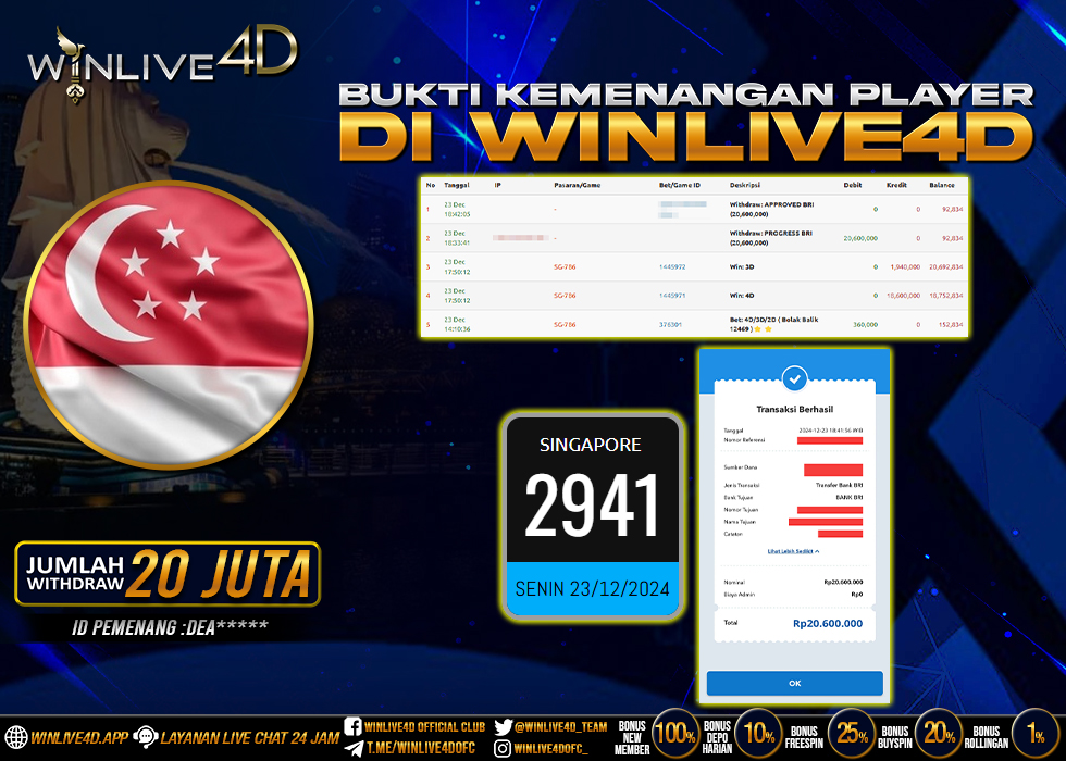 WINLIVE4D JACKPOT sgp-23-12-24,- LUNAS