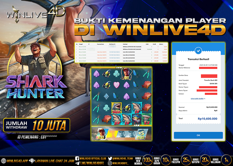 WINLIVE4D JACKPOT shark-hunter-9-6-25.,- LUNAS