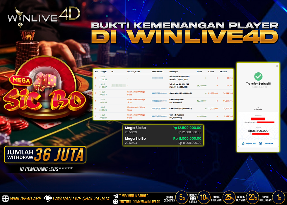 WINLIVE4D JACKPOT sicbo-15-7-25.,- LUNAS
