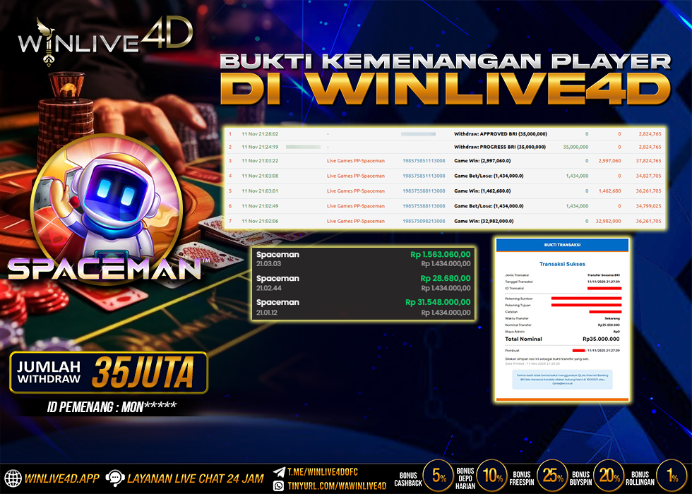 WINLIVE4D JACKPOT.,- LUNAS