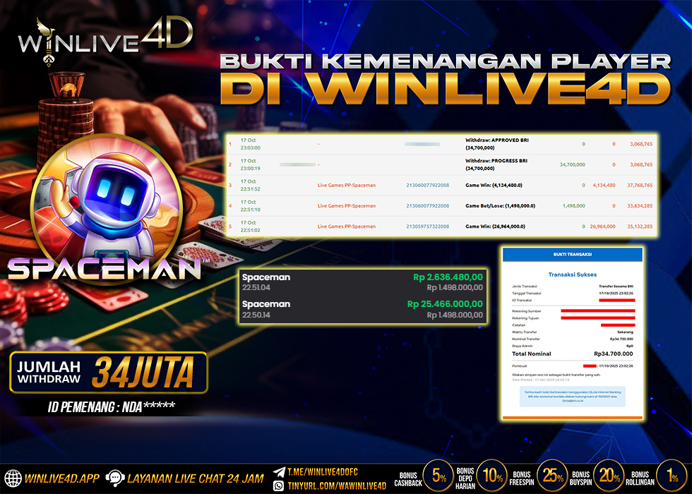 WINLIVE4D JACKPOT.,- LUNAS