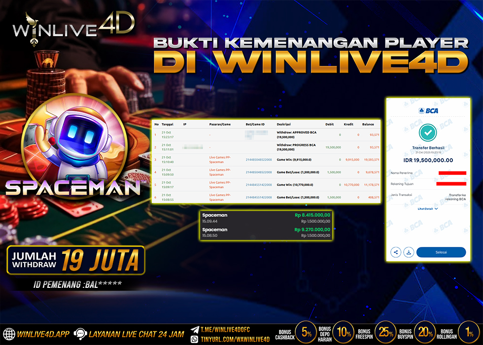 WINLIVE4D JACKPOT.,- LUNAS