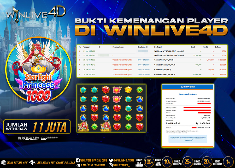 WINLIVE4D JACKPOT starlight-princess-1000-29-3-25.,- LUNAS