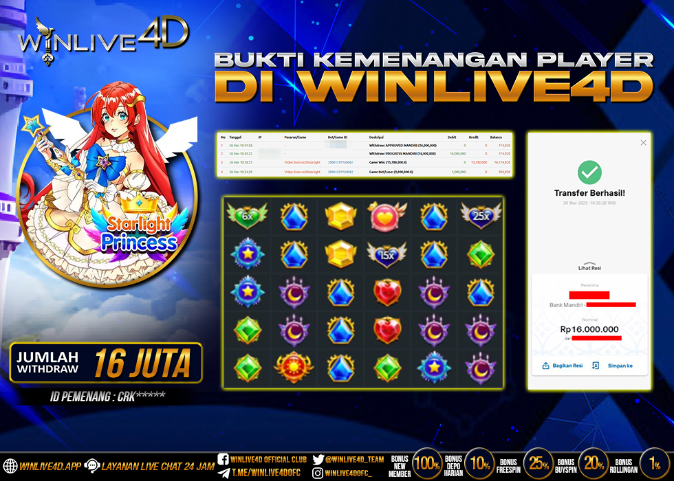 WINLIVE4D JACKPOT starlight-princess-26-3-25.,- LUNAS