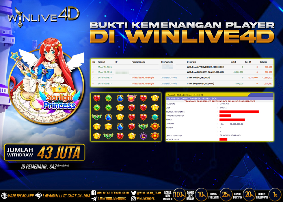 WINLIVE4D JACKPOT starlight-princess-27-4-25.,- LUNAS
