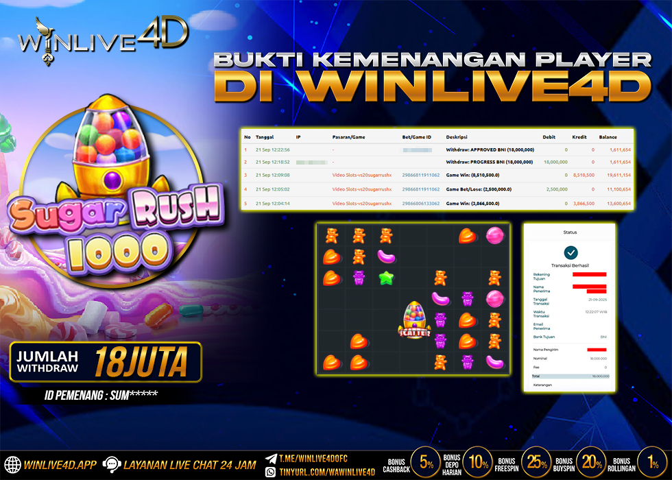 WINLIVE4D JACKPOT.,- LUNAS