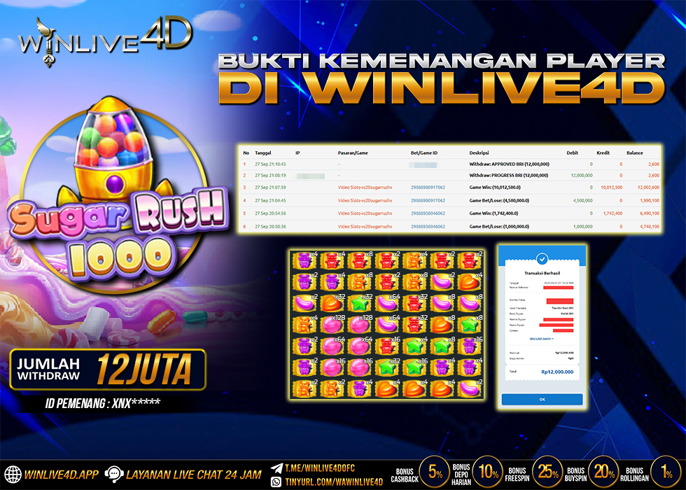 WINLIVE4D JACKPOT.,- LUNAS
