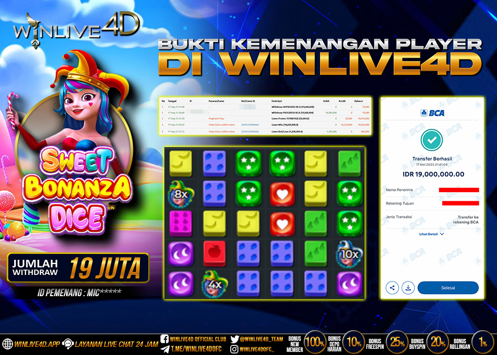 WINLIVE4D JACKPOT sweet-bonanza-dice-17-5-25.,- LUNAS