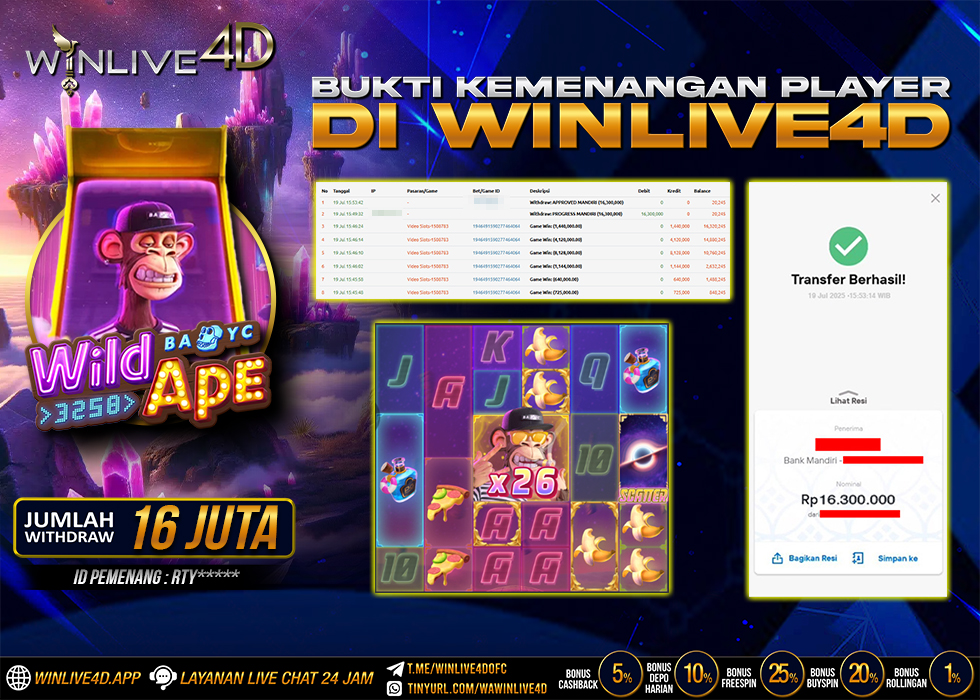 WINLIVE4D JACKPOT wild-ape-19-7-25.,- LUNAS