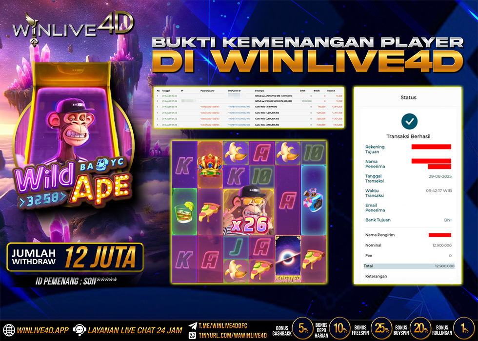 WINLIVE4D JACKPOT wild-ape-29-8-25.,- LUNAS