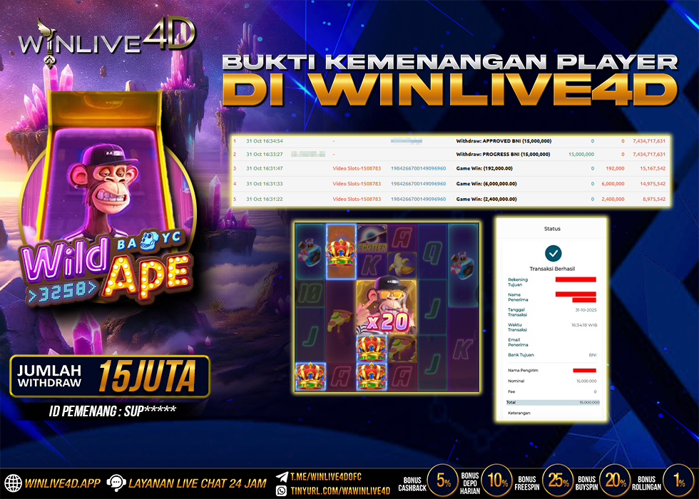 WINLIVE4D JACKPOT.,- LUNAS