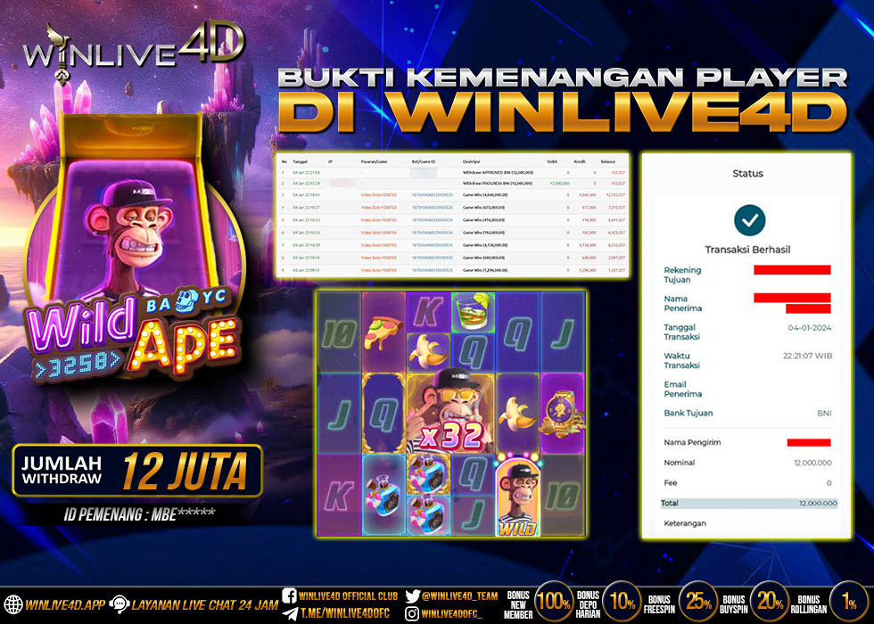 WINLIVE4D JACKPOT wild-ape-4-1-25.,- LUNAS