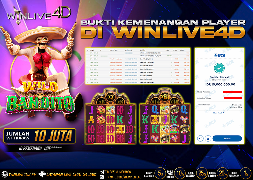 WINLIVE4D JACKPOT wild-bandito-3-8-25.,- LUNAS