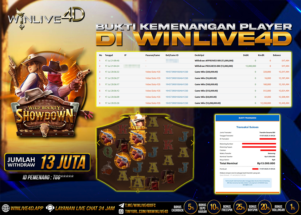 WINLIVE4D JACKPOT wild-bounty-17-7-25.,- LUNAS
