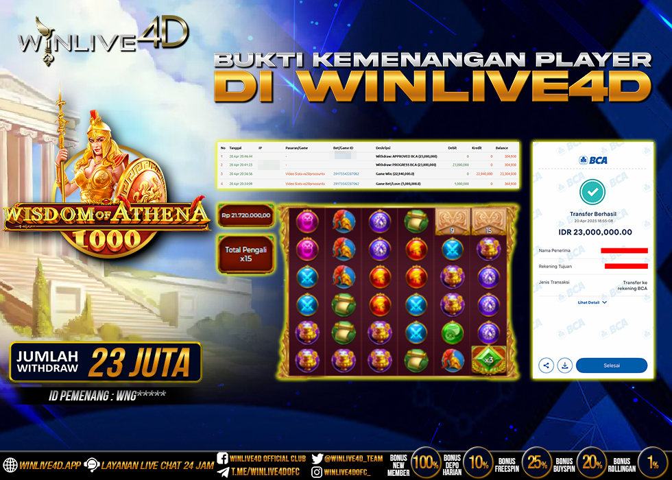 WINLIVE4D JACKPOT wisdom-of-athena-1000-20-4-25.,- LUNAS