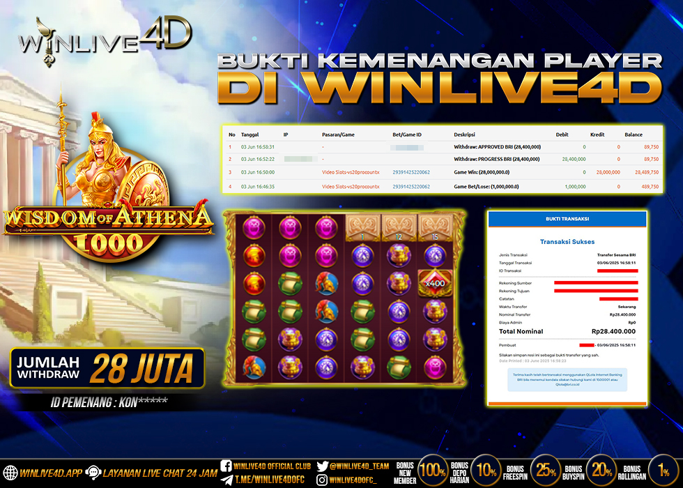 WINLIVE4D JACKPOT wisdom-of-athena-1000-3-6-25.,- LUNAS