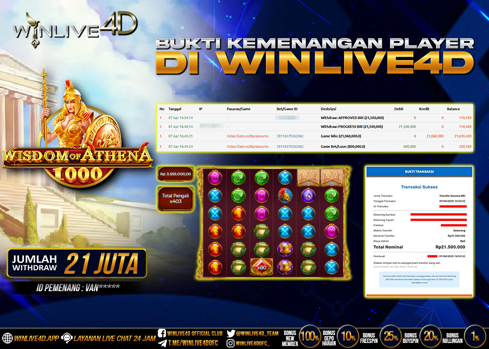 WINLIVE4D JACKPOT wisdom-of-athena-1000-7-4-25.,- LUNAS