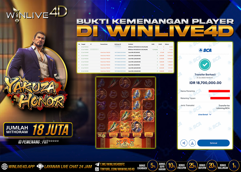 WINLIVE4D JACKPOT yakuza-honor-22-7-25.,- LUNAS