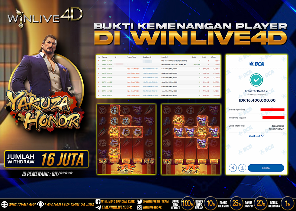WINLIVE4D JACKPOT yakuza-honor-4-2-25.,- LUNAS